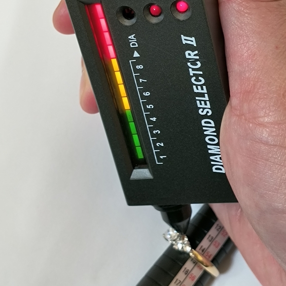 14k & Platinum Diamond Ring - Picture 9 of 14